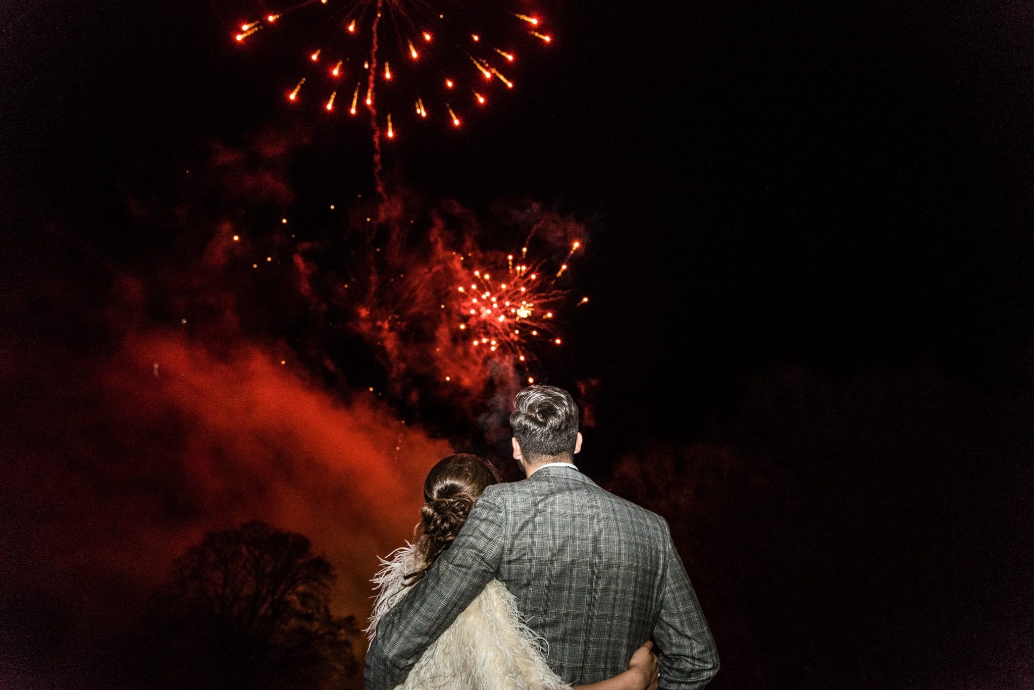 Notley Abbey Buckinghamshire fireworks